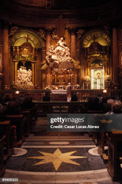 Zaragoza, Aragon. Holy chapel. Pilar basilica
