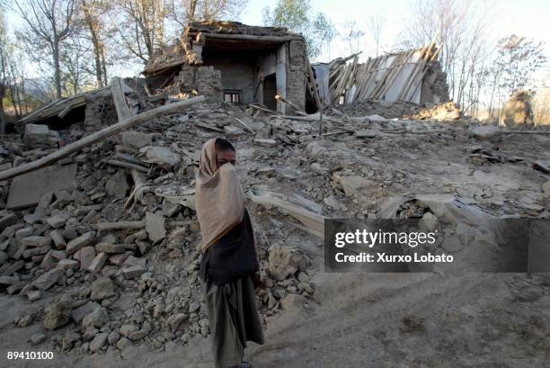 March 2002, Baghlan, Earthquake in old town Narhin in Baghlan Afganistan