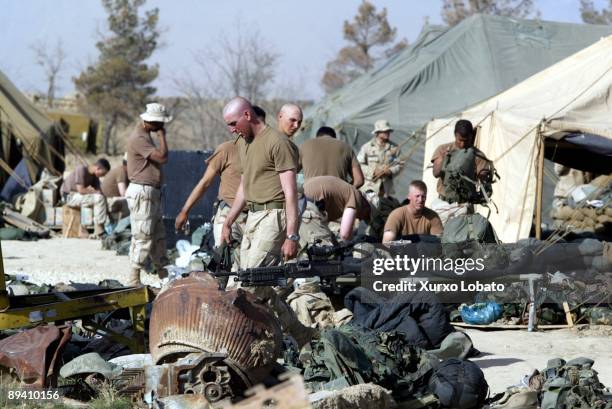 April 2002 , Bagram. American base in Bragam