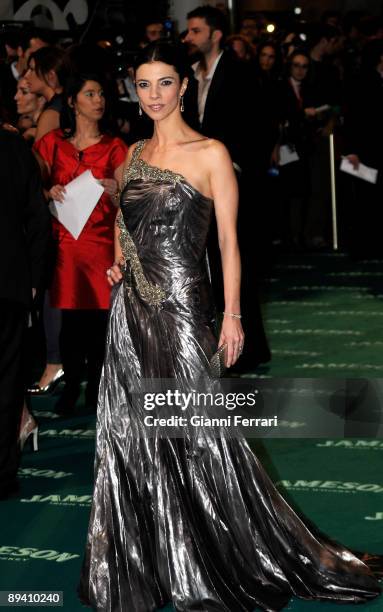 February 03, 2008. Palacio de Congresos, Madrid, Spain. Spanish Film Academy Goya awards ceremony. In the image, the actress Maribel Verdu.