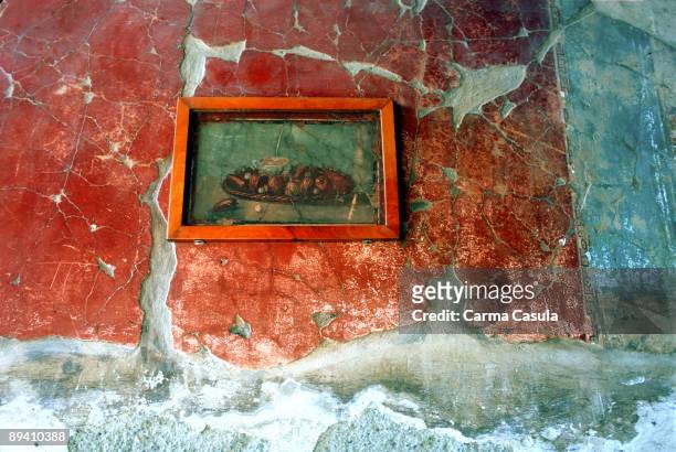 Golfo di Napoli, Pompeya Still-life in a house wall