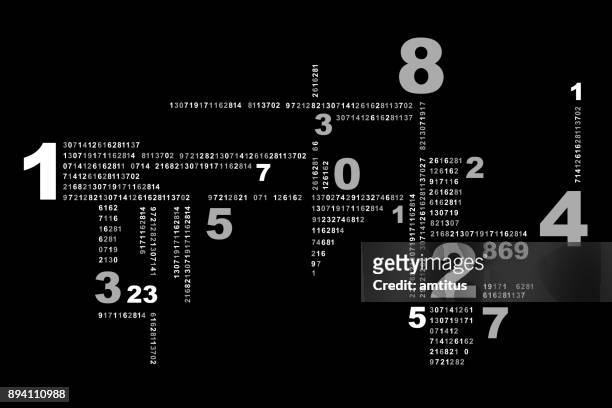 numerical - number stock illustrations