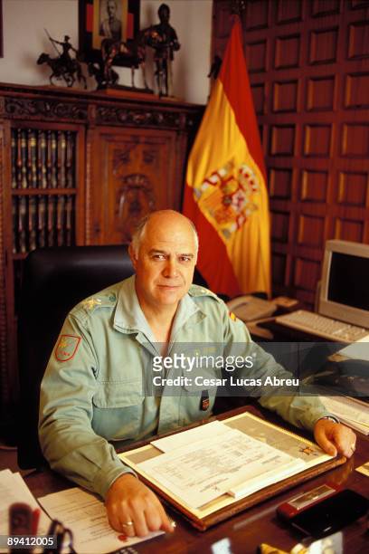 Millan Astray Barrack, Melilla The Spanish Legion. Colonel Enrique de Vivero Fernandez.