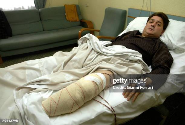 November 13, 2007. Valencia, Valencian Comunity, Spain. Hospital of "Virgin of the Consolation". In the image, the bullfighter, Vicente Ruiz "The...