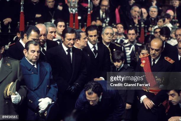 Madrid. Spain. Death of Franco. Image taken during the burial of Franco.