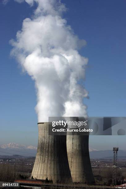 Endesa. Bierzo Thermal power station of Endesa. Electricity.