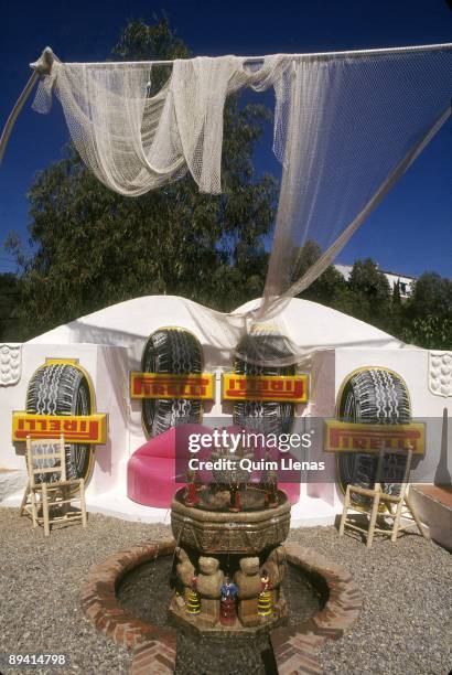 Dali's house in Port Lligat. Terrace.