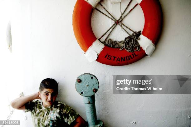 Sailing in the Sea of Marmara. Istanbul. Turkey.