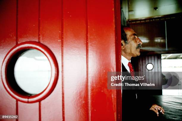 Istanbul. Turkey. Smoking in a boat.