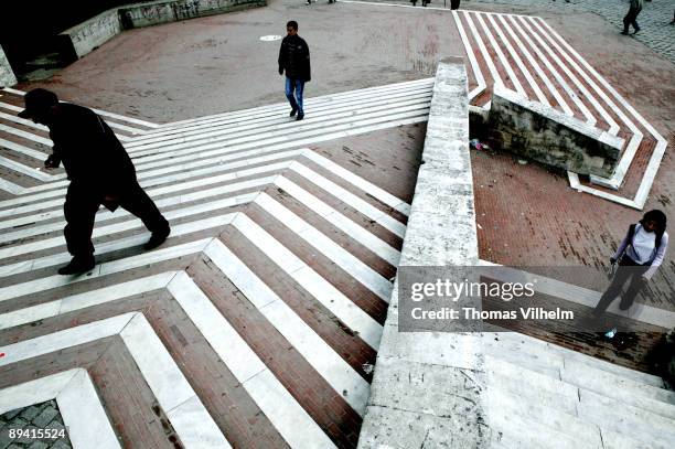 Istanbul. Turkey. Beyazit Square. Entrance to Istambul University.