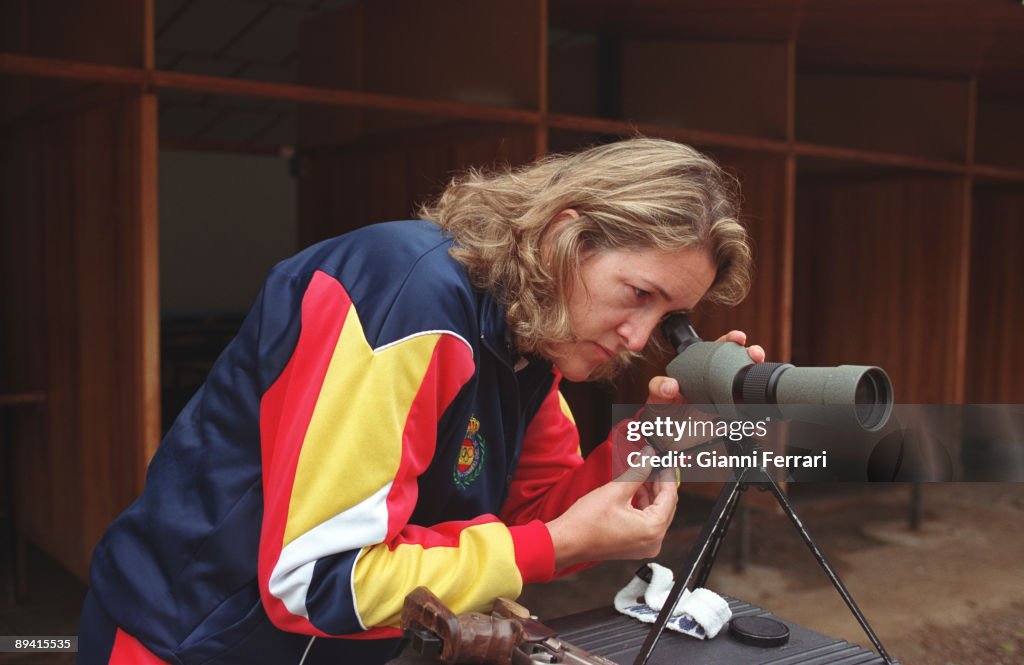 Pilar Fernandez Julian. Shot pistol champion.