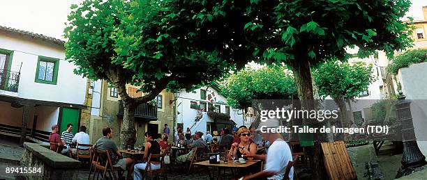 Biscay. Basque Country. Bars in the Puerto Viejo , in Algorta .