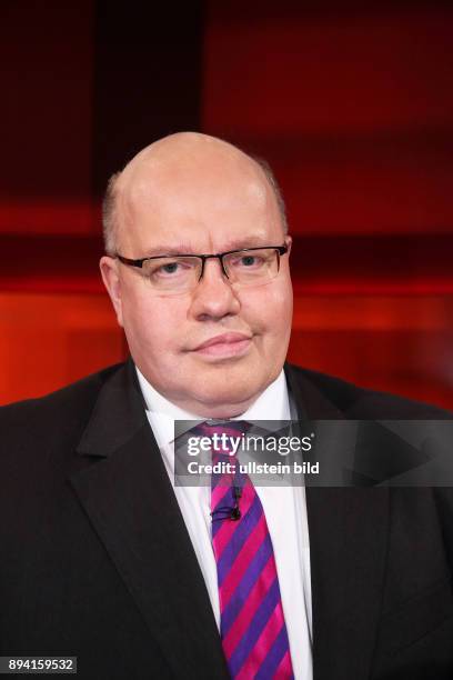 Peter Altmaier in der ARD-Talkshow hart aber fair am in Berlin Thema der Sendung: Die Wut-Wahl - Verliert Deutschland die politische Mitte?