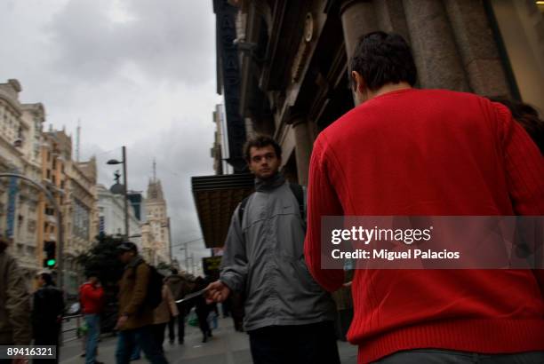 Madrid. Gran Via street.