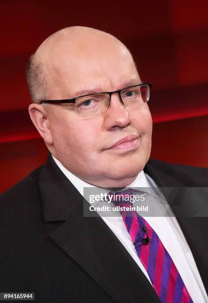 Peter Altmaier in der ARD-Talkshow hart aber fair am in Berlin Thema der Sendung: Die Wut-Wahl - Verliert Deutschland die politische Mitte?