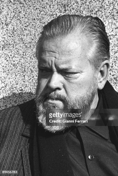 The film director and actor Orson Welles in 'Chimes at Midnight" -