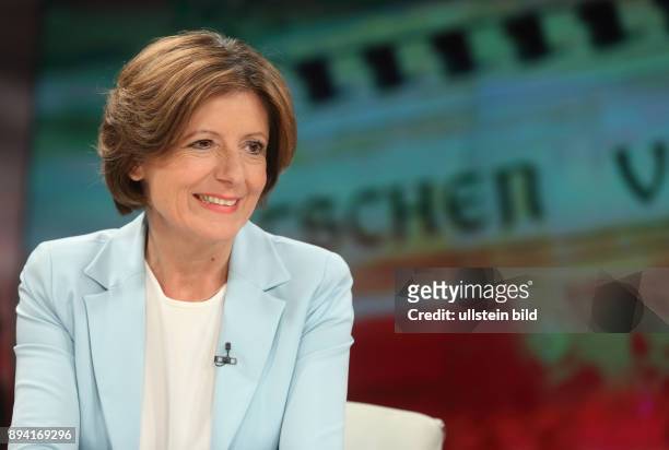 Malu Dreyer in der ZDF-Talkshow maybrit illner am in Berlin Thema der Sendung: Abstiegsangst im reichen Land - Warum wächst die Wut?