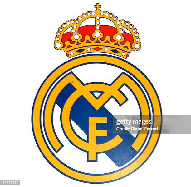 Official logo of the spanish football team, Real Madrid.