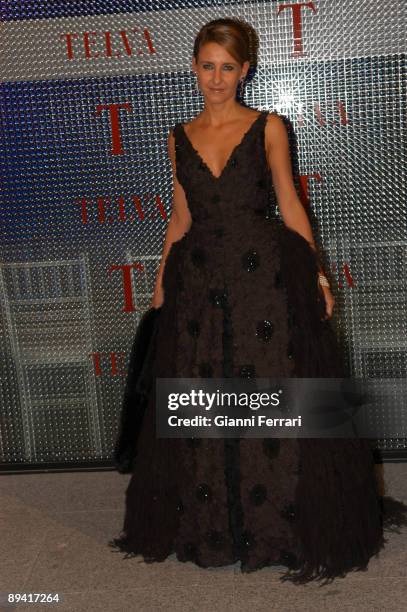 Reina Sofia Museum Telva fashion awards.Monica Cruz