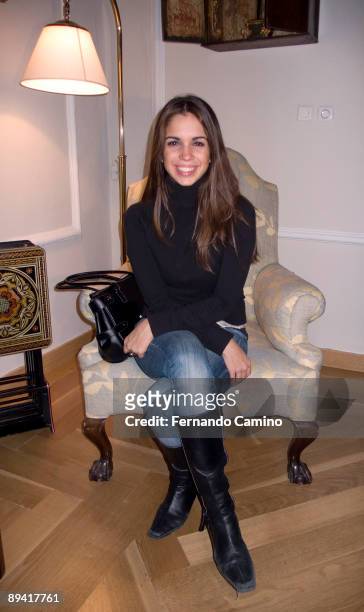 November 05, 2007. Tanger. Marruecos. Spanish Film festival in Tangiers. In the image, the Spanish actress Elena Furiase Flores. Daughter of the...