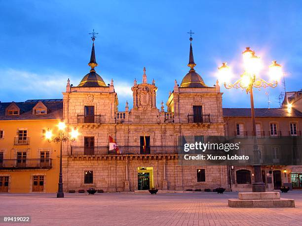 pilgrimage to st.jacob´s way. ponferrada council. - ponferrada ストックフォトと画像