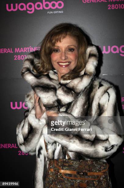 December 11, 2007. Madrid, Spain. Opening of the Wagaboo restaurant In the image, Silvia Tortosa, actress.