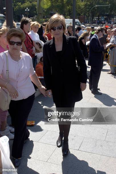 May, 2006. Madrid, Spain. Legendary Spanish singer and actress Rocio Jurado died at her Madrid home aged 61. Jurado had been battling cancer of the...