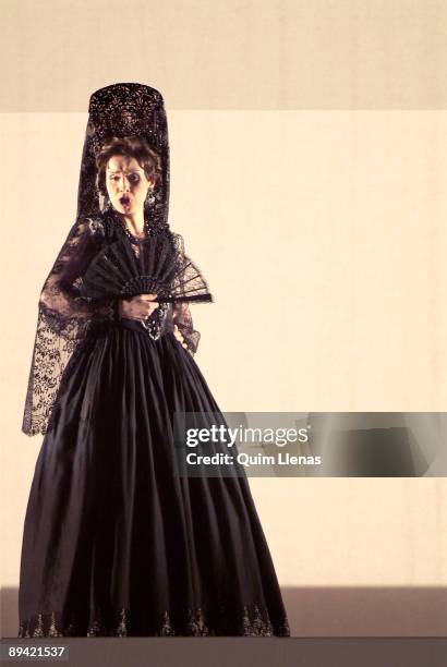 June 24, 2006. Zarzuela Royal Theater, Madrid . Dress rehearsal of the spanish operetta 'Luisa Fernanda', by the composer Federico MorenoTorroba,...