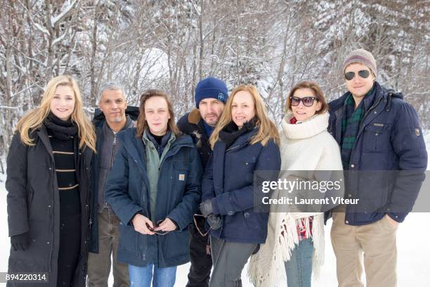 Members of Jury Natacha Regnier, Sami Bouajila, Celine Sciamma, Evgueni Galperine, Alante Kavaite, Clotilde Courau and Laszlo Nemes pose for...