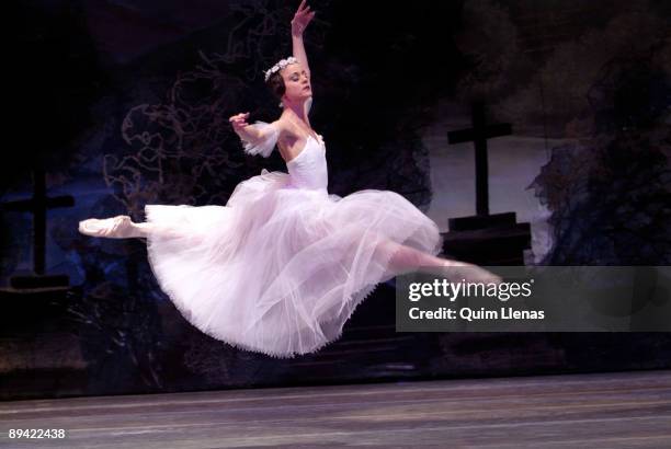 March 04, 2008. Gran Via Theater, Madrid, Spain. Dress rehearsal of the ballet Giselle, by the company Classical Ballet of Moscow, with direction of...