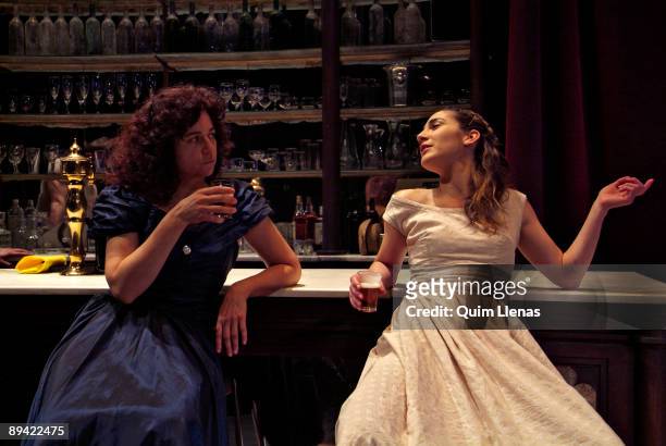 February 21, 2008. La Abadia Theatre, Madrid, Spain. Dress rehearsal of the play 'El burlador de Sevilla' by Tirso de Molina with direction of Dan...