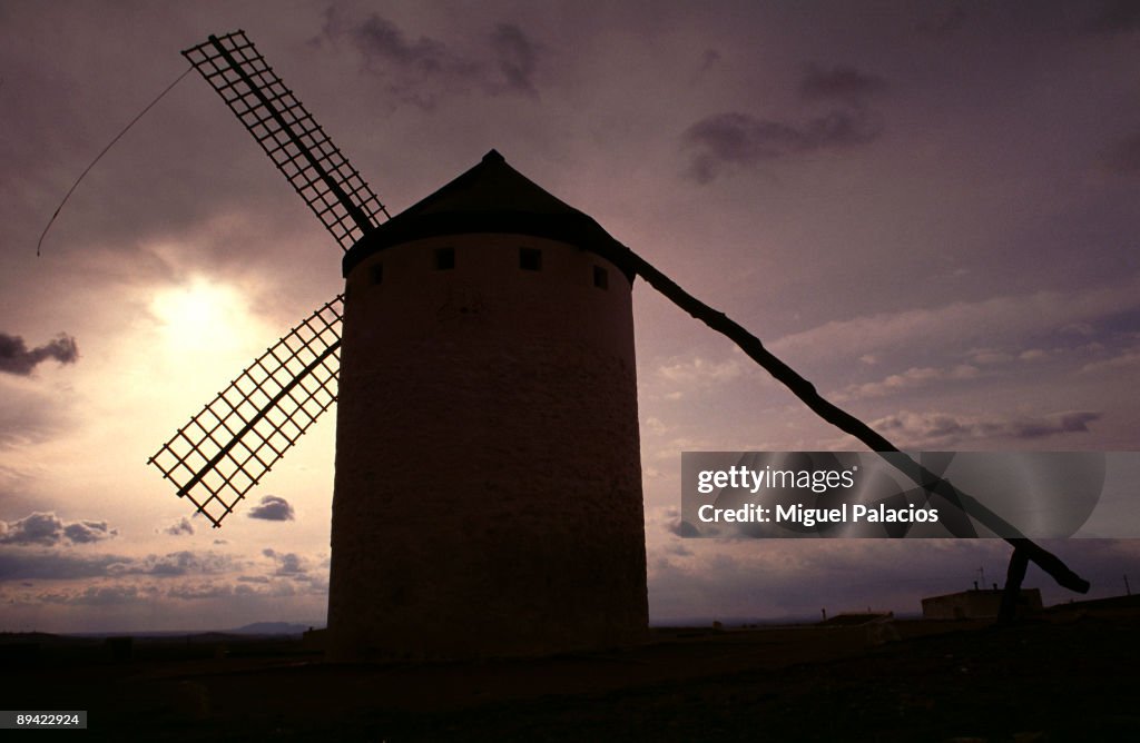 Campo de Criptana, Ciudad Real (Castile La Mancha, Spain). Windmill.
