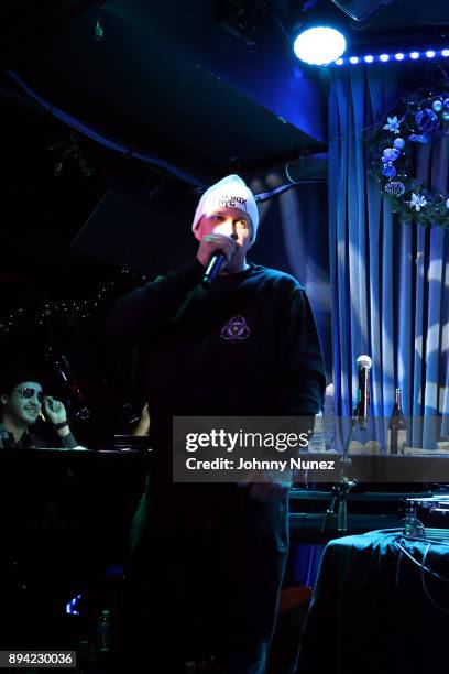 Tony Touch performs at Blue Note Jazz Club on December 16, 2017 in New York City.