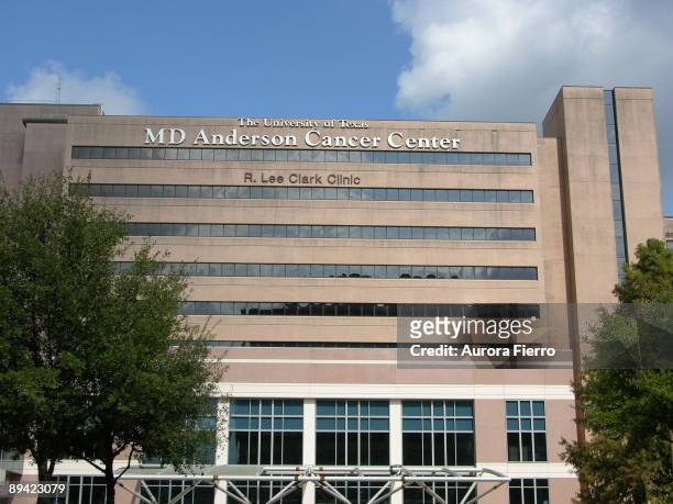 Houston. MD Anderson Cancer Center. The University of Texas. M. D. Andersons R. Lee Clark Clinic, the main hospital access point for patients and...