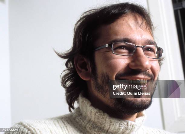 Portrait of David Serrano, scriptwriter.
