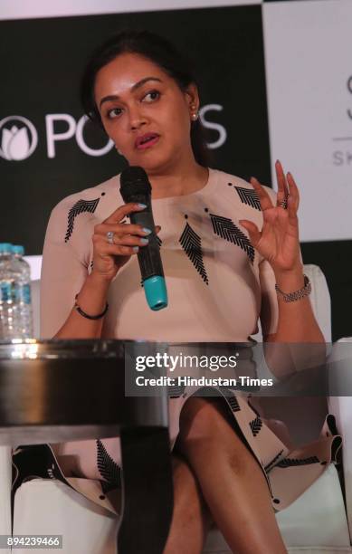 Pond's expert Dr. Rashmi Shetty during the launch of Skin Advisor Live mobile application, which helps women, transform their approach to skincare,...