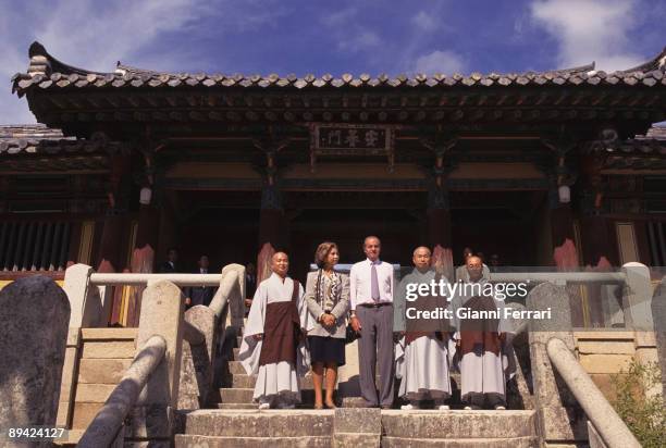 Kyongju, Republic of Korea. 1996. Official visit of Spanish Kings to Republic of Korea.