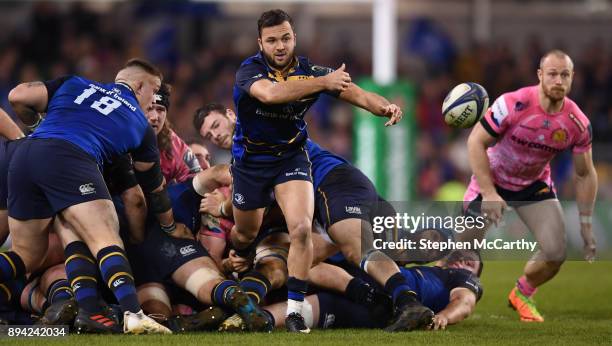 Dublin , Ireland - 16 December 2017; Jamison Gibson-Park of Leinster during the European Rugby Champions Cup Pool 3 Round 4 match between Leinster...