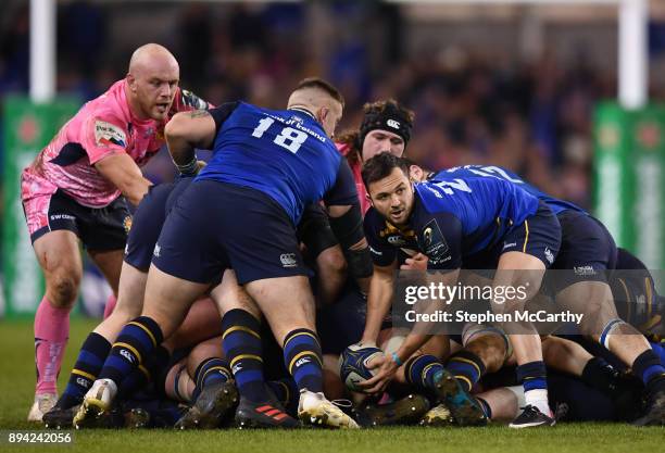 Dublin , Ireland - 16 December 2017; Jamison Gibson-Park of Leinster during the European Rugby Champions Cup Pool 3 Round 4 match between Leinster...