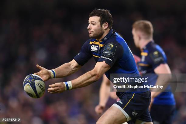 Dublin , Ireland - 16 December 2017; Robbie Henshaw of Leinster during the European Rugby Champions Cup Pool 3 Round 4 match between Leinster and...