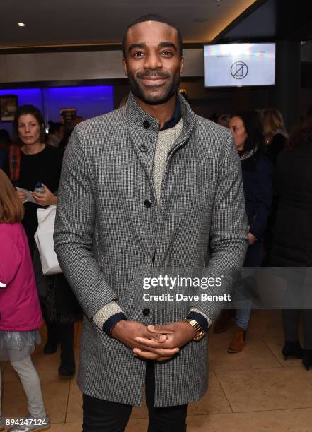 Ore Oduba attends the matinee Gala Performance of "Matthew Bourne's Cinderella" at Sadler's Wells Theatre on December 17, 2017 in London, England.