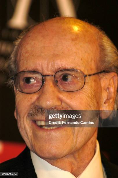 Madrid . 19th Spanish Film Award Ceremony . Portrait of the actor Jose Luis Lopez Vazquez 'Honour Goya'