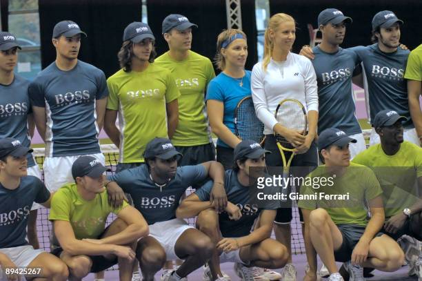 November, 2006. 'Arena' Stadium, 'Casa de Campo', Madrid . Master of Tennis Sony Ericsson Championships. In the image, the tennis players Svetlana...