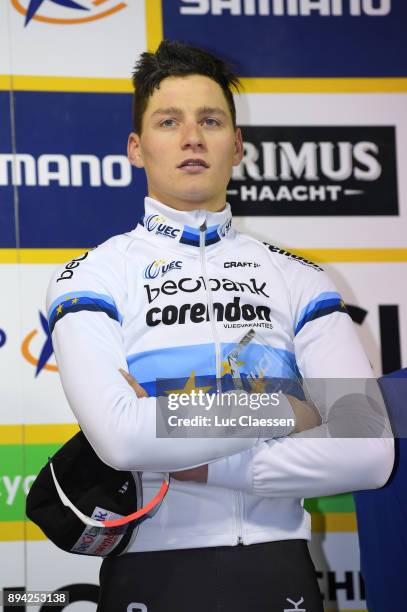 9th WC Namur 2017 Podium /VAN DER POEL European Champion Jersey / Celebration / / World Cup /