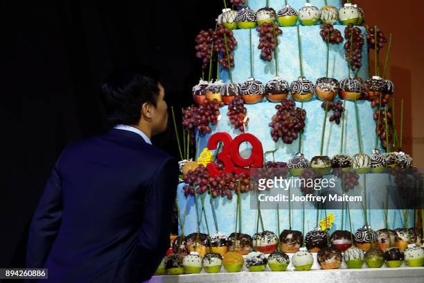Boxer Manny Pacquiao celebrates his 39th birthday at KCC convention center on December 17, 2017 in General Santos, Philippines.