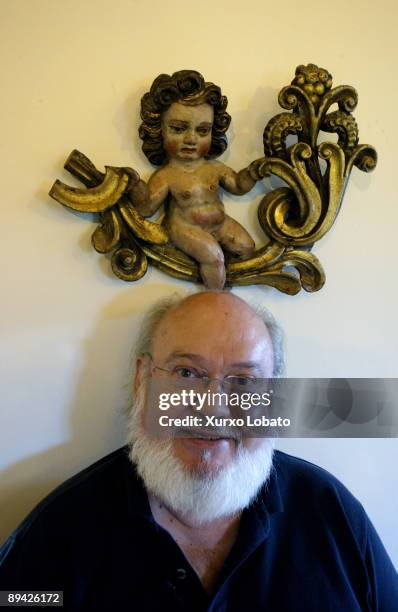 Jose Luis Cuerda, film director at his wine celler San Clodio.