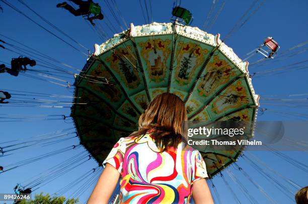 Barcelona. Fairground at Tibidabo.