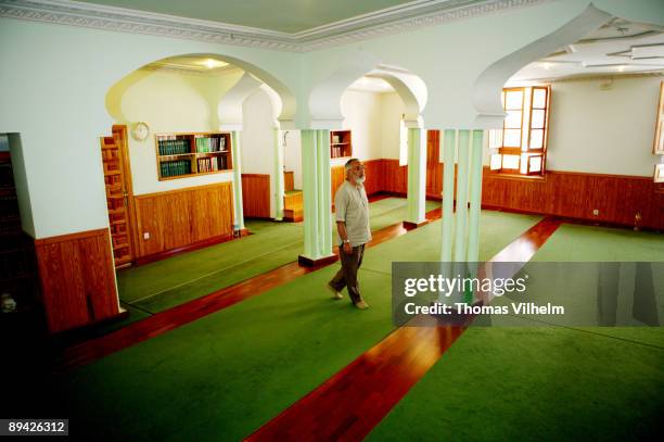 Granada. The muslim influence in the city. Zakaria Maza,, President of the Spanish Muslim Comunity of the At-Taqua Mosque.