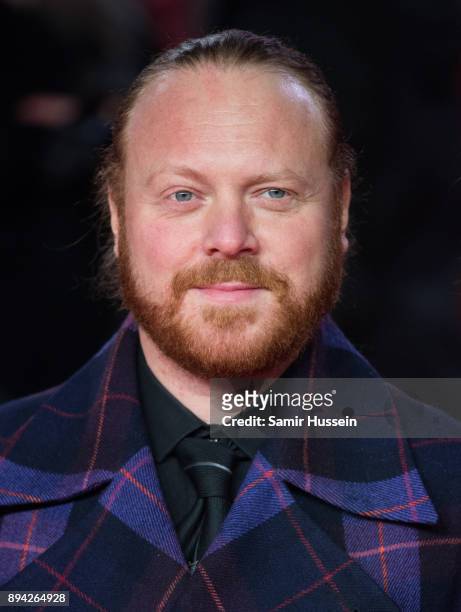 Leigh Francis attends the European Premiere of 'Star Wars: The Last Jedi' at Royal Albert Hall on December 12, 2017 in London, England.