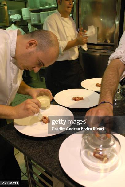 Celler Can Roca, restaurant founded in 1986 by brothers Roca , Joan, Josep and Jordi. Girona . Catalonia. Spain.